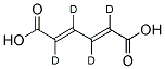 TRANS,TRANS-MUCONIC-D4 ACID Struktur