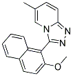 3-(2-METHOXY-1-NAPHTHYL)-6-METHYL[1,2,4]TRIAZOLO[4,3-A]PYRIDINE Struktur