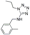 N-(2-METHYLBENZYL)-1-PROPYL-1H-TETRAZOL-5-AMINE Struktur