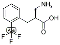 (S)-2-AMINOMETHYL-3-(2-TRIFLUOROMETHYL-PHENYL)-PROPIONIC ACID Struktur