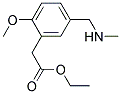 ETHYL (2-METHOXY-5-[(METHYLAMINO)METHYL]PHENYL)ACETATE Struktur