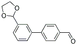 3'-(1,3-DIOXOLAN-2-YL)[1,1'-BIPHENYL]-4-CARBALDEHYDE Struktur