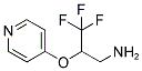 3,3,3-TRIFLUORO-2-(PYRIDIN-4-YLOXY)-PROPYLAMINE Struktur