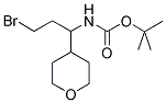 TERT-BUTYL 3-BROMO-1-(TETRAHYDRO-2H-PYRAN-4-YL)PROPYLCARBAMATE Struktur