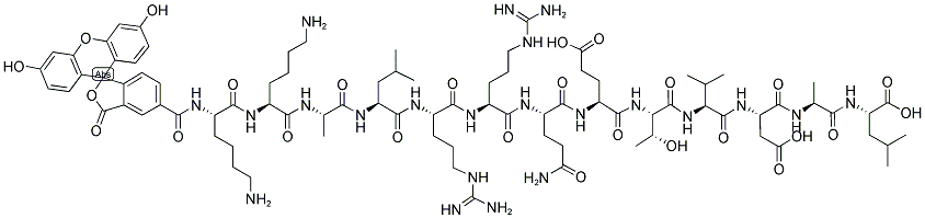 5-FAM-KKALRRQETVDAL Struktur
