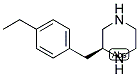 (S)-2-(4-ETHYL-BENZYL)-PIPERAZINE Struktur