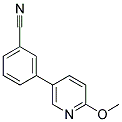 3-(6-METHOXY-3-PYRIDINYL)BENZONITRILE Struktur