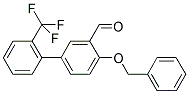 4-(BENZYLOXY)-2'-(TRIFLUOROMETHYL)[1,1'-BIPHENYL]-3- CARBALDEHYDE Struktur