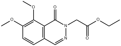 (7,8-DIMETHOXY-1-OXO-1H-PHTHALAZIN-2-YL)-ACETIC ACID ETHYL ESTER Struktur