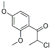 2-CHLORO-1-(2,4-DIMETHOXYPHENYL)PROPAN-1-ONE Struktur