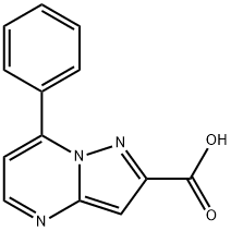 7-PHENYL-PYRAZOLO[1,5-A]PYRIMIDINE-2-CARBOXYLIC ACID Struktur