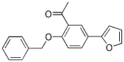 1-(2-BENZYLOXY-5-FURAN-2-YL-PHENYL)-ETHANONE Struktur