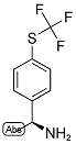 (S)-1-(4-(TRIFLUOROMETHYLTHIO)PHENYL)ETHANAMINE Struktur