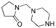 1-PIPERAZIN-1-YLMETHYL-PYRROLIDIN-2-ONE Struktur