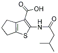 2-[(3-METHYLBUTANOYL)AMINO]-5,6-DIHYDRO-4H-CYCLOPENTA[B]THIOPHENE-3-CARBOXYLIC ACID Struktur