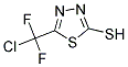 5-[CHLORO(DIFLUORO)METHYL]-1,3,4-THIADIAZOL-2-YL HYDROSULFIDE Struktur