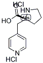 (R)-ALPHA-(4-PYRIDINYLMETHYL)-PROLINE-2HCL Struktur