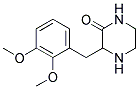 3-(2,3-DIMETHOXY-BENZYL)-PIPERAZIN-2-ONE Struktur