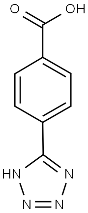 4-(1H-TETRAZOL-5-YL)BENZOIC ACID Struktur