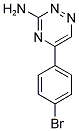 5-(4-BROMO-PHENYL)-[1,2,4]TRIAZIN-3-YLAMINE Struktur