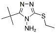 3-TERT-BUTYL-5-(ETHYLSULFANYL)-4H-1,2,4-TRIAZOL-4-AMINE Struktur