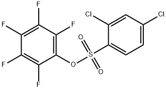 PENTAFLUOROPHENYL 2,4-DICHLORO-BENZENESULFONATE Struktur