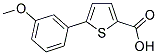 5-(3-METHOXYPHENYL)-2-THIOPHENECARBOXYLIC ACID Struktur