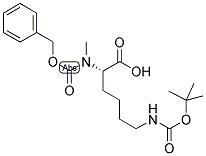 N-ALPHA-BENZYLOXYCARBONYL-N-ALPHA-METHYL-N-EPSILON-T-BUTYLOXYCARBONYL-L-LYSIN Struktur