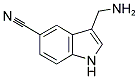 5-CYANO-1H-INDOL-3-METHYLAMINE Struktur