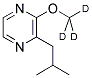 2-ISOBUTYL-3-METHOXY-D3-PYRAZINE Struktur