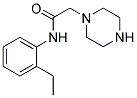 N-(2-ETHYLPHENYL)-2-PIPERAZIN-1-YLACETAMIDE Struktur