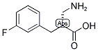 (R)-2-AMINOMETHYL-3-(3-FLUORO-PHENYL)-PROPIONIC ACID Struktur