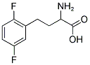 2-AMINO-4-(2,5-DIFLUORO-PHENYL)-BUTYRIC ACID Struktur