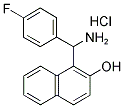 1-[AMINO-(4-FLUORO-PHENYL)-METHYL]-NAPHTHALEN-2-OL HYDROCHLORIDE Struktur