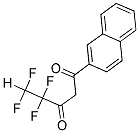 4,4,5,5-TETRAFLUORO-1-(2-NAPHTHYL)PENTANE-1,3-DIONE Struktur