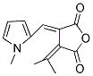 (4E)-3-(1-METHYLETHYLIDENE)-4-[(1-METHYL-1H-PYRROL-2-YL)METHYLENE]DIHYDROFURAN-2,5-DIONE Struktur