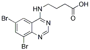 4-(6,8-DIBROMO-QUINAZOLIN-4-YLAMINO)-BUTYRIC ACID Struktur