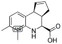 (3AR,4S,9BS)-6,7-DIMETHYL-3A,4,5,9B-TETRAHYDRO-3H-CYCLOPENTA[C]QUINOLINE-4-CARBOXYLIC ACID Struktur