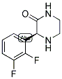 (S)-3-(2,3-DIFLUORO-PHENYL)-PIPERAZIN-2-ONE Struktur