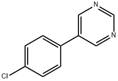 5-(4-CHLOROPHENYL)PYRIMIDINE Struktur