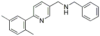 N-BENZYL-1-[6-(2,5-DIMETHYLPHENYL)PYRIDIN-3-YL]METHANAMINE Struktur