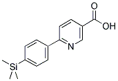 6-[4-(TRIMETHYLSILYL)PHENYL]NICOTINIC ACID Struktur