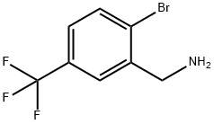 2-BROMO-5-TRIFLUOROMETHYL-BENZYLAMINE Struktur