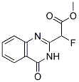 METHYL FLUORO(4-OXO-3,4-DIHYDROQUINAZOLIN-2-YL)ACETATE Struktur