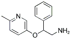 2-(6-METHYL-PYRIDIN-3-YLOXY)-2-PHENYL-ETHYLAMINE Struktur