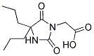 (2,5-DIOXO-4,4-DIPROPYLIMIDAZOLIDIN-1-YL)ACETIC ACID Struktur