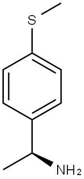 (S)-1-(4-(METHYLTHIO)PHENYL)ETHANAMINE Struktur