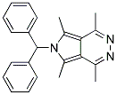 6-BENZHYDRYL-1,4,5,7-TETRAMETHYL-6H-PYRROLO[3,4-D]PYRIDAZINE Struktur