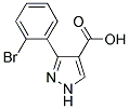 3-(2-BROMOPHENYL)-PYRAZOLE-4-CARBOXYLIC ACID Struktur