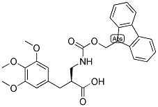 (S)-2-[(9H-FLUOREN-9-YLMETHOXYCARBONYLAMINO)-METHYL]-3-(3,4,5-TRIMETHOXY-PHENYL)-PROPIONIC ACID Struktur